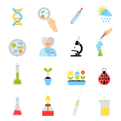 Flat design vector illustration concepts of education and science.