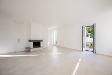 Obraz premium Interiors of modern house, empty room