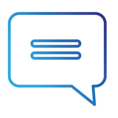 speech bubble isolated icon