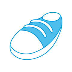 Shoe cartoon isolated icon vector illustration graphic design