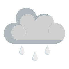 weather cloud rainy icon