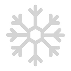snowflake weather isolated icon