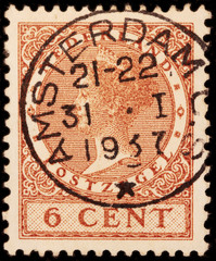 Queen Wilhelmina Stamp