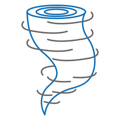 air twister isolated icon