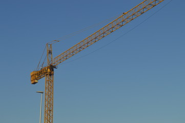 Grúa de obra