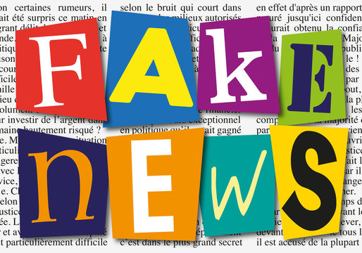 Fake news - infos - information - mensonge - faux - mentir - web - internet - concept - média