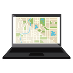 laptop computer with gps application