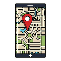 smartphone device with gps app