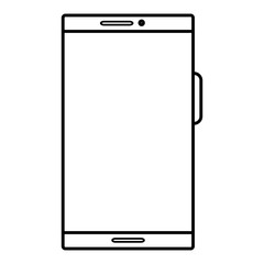 smartphone device isolated icon