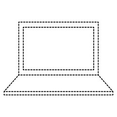 Fototapeta premium laptop computer isolated icon