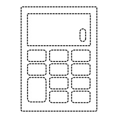 calculator math isolated icon