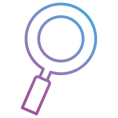 magnifying glass isolated icon