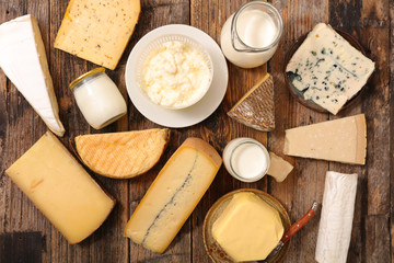 assorted dairy product