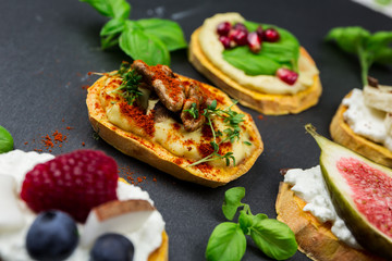 Süße und herzhafte Süßkartoffeltoasts
