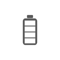 Full battery icon. Battery vector illustration icons.