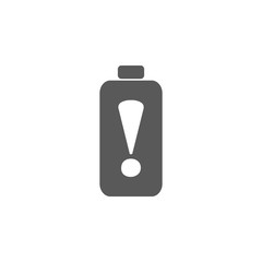 Low battery icon. Battery vector illustration icons.