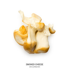 Smoked Cheese Isolated
