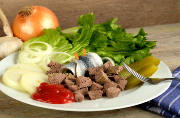 Katerfrühstück mit Rollmops