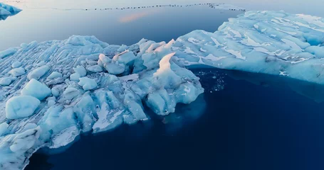 Fotobehang banquise et iceberg © Fly_and_Dive