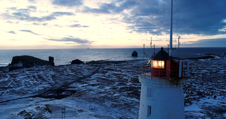 phare en vue aérienne