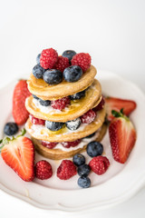 Pancakes with berries 