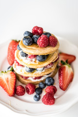 Pancakes with berries 