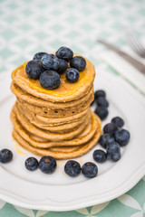 Pancakes with berries 