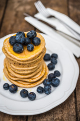 Pancakes with berries 
