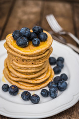Pancakes with berries 