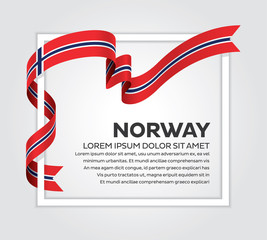 Norway flag background