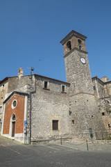 Fototapeta na wymiar Historic church of Lugnano in Teverina (Umbria, Italy)