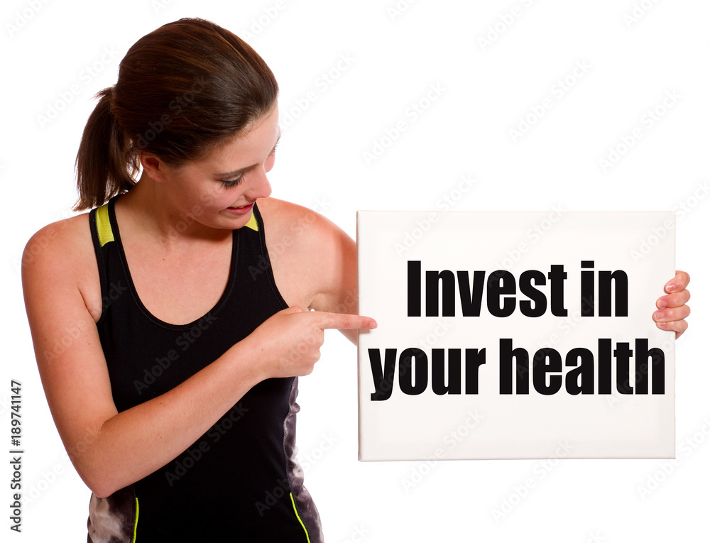 Poster Invest in your health