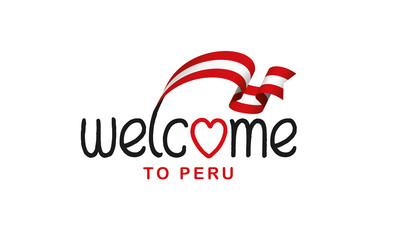 Peru flag background