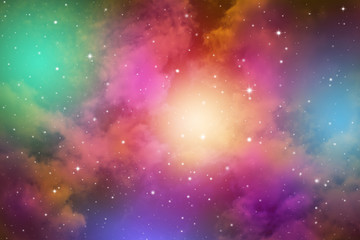 Night sky with stars.