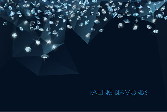 shiny diamonds background