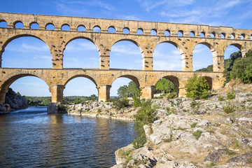 Fototapeta premium Pont du Gard, France