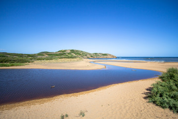 Seascape near Cala Pregonda, Menorca, Spain