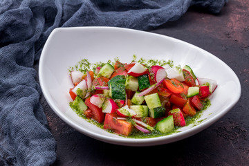 Salad with vegetables