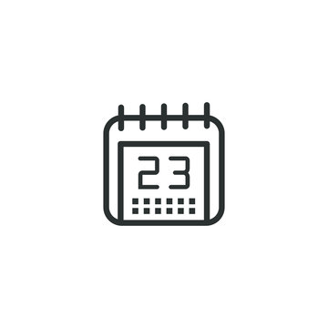 recommend clip art: black and white frameless calendar icon