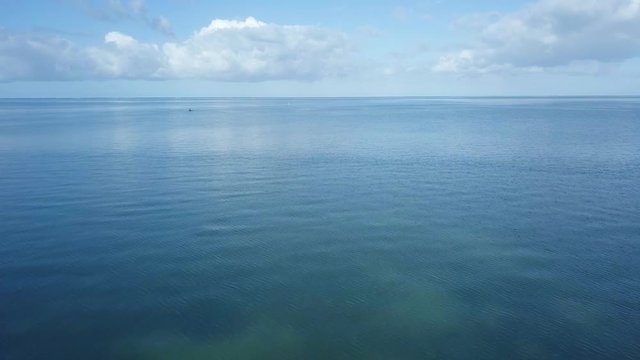 Madagascar Coastline Ocean Aerial Shot