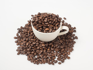 coffee on white background