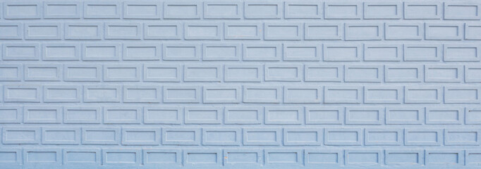 Fototapeta na wymiar blue brick block wall 