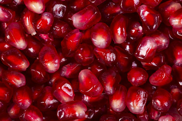Red juice pomegranate