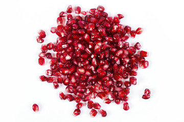 Red juice pomegranate