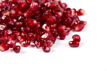 Red juice pomegranate