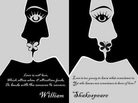 Kiss of Love, vector clip art