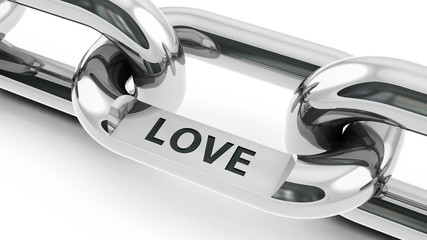 Chain with Love link