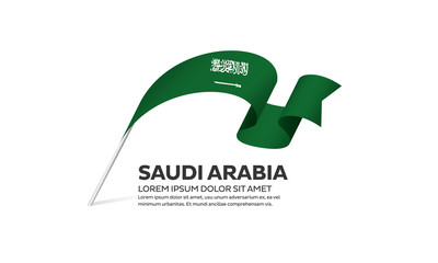Saudi Arabia flag background