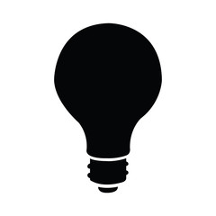 Light bulb silhouette