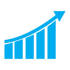 Financial chart illustration